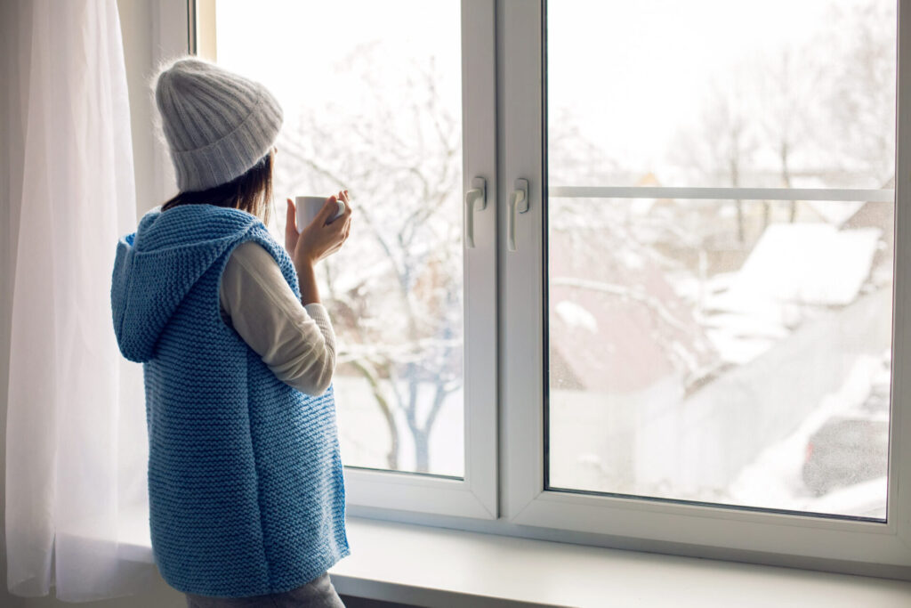 Warm and cozy home in Palatine during winter with fresh indoor air and clean air quality solutions.