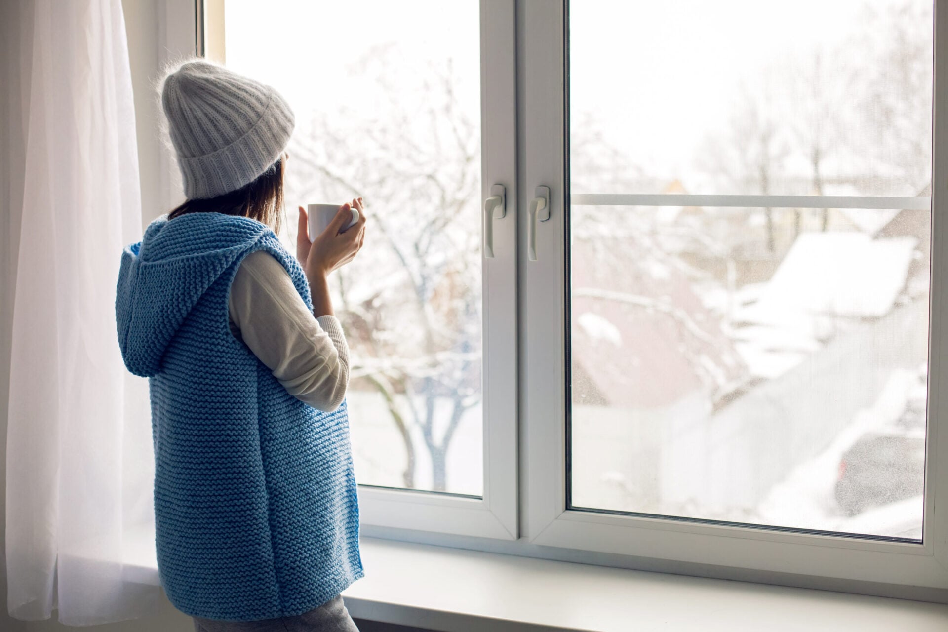 Warm and cozy home in Palatine during winter with fresh indoor air and clean air quality solutions.