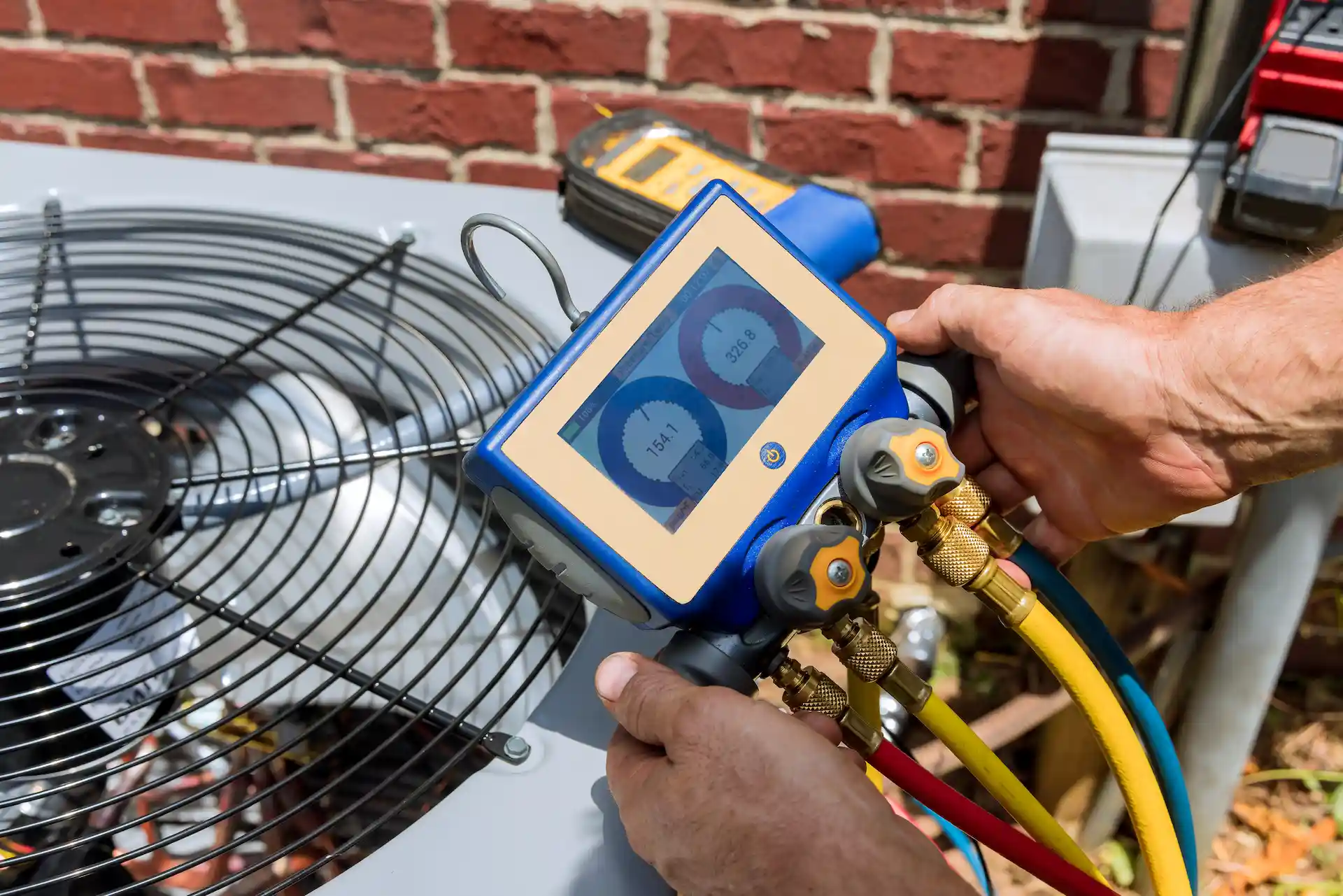 AC Tune Up in the Back of a House
