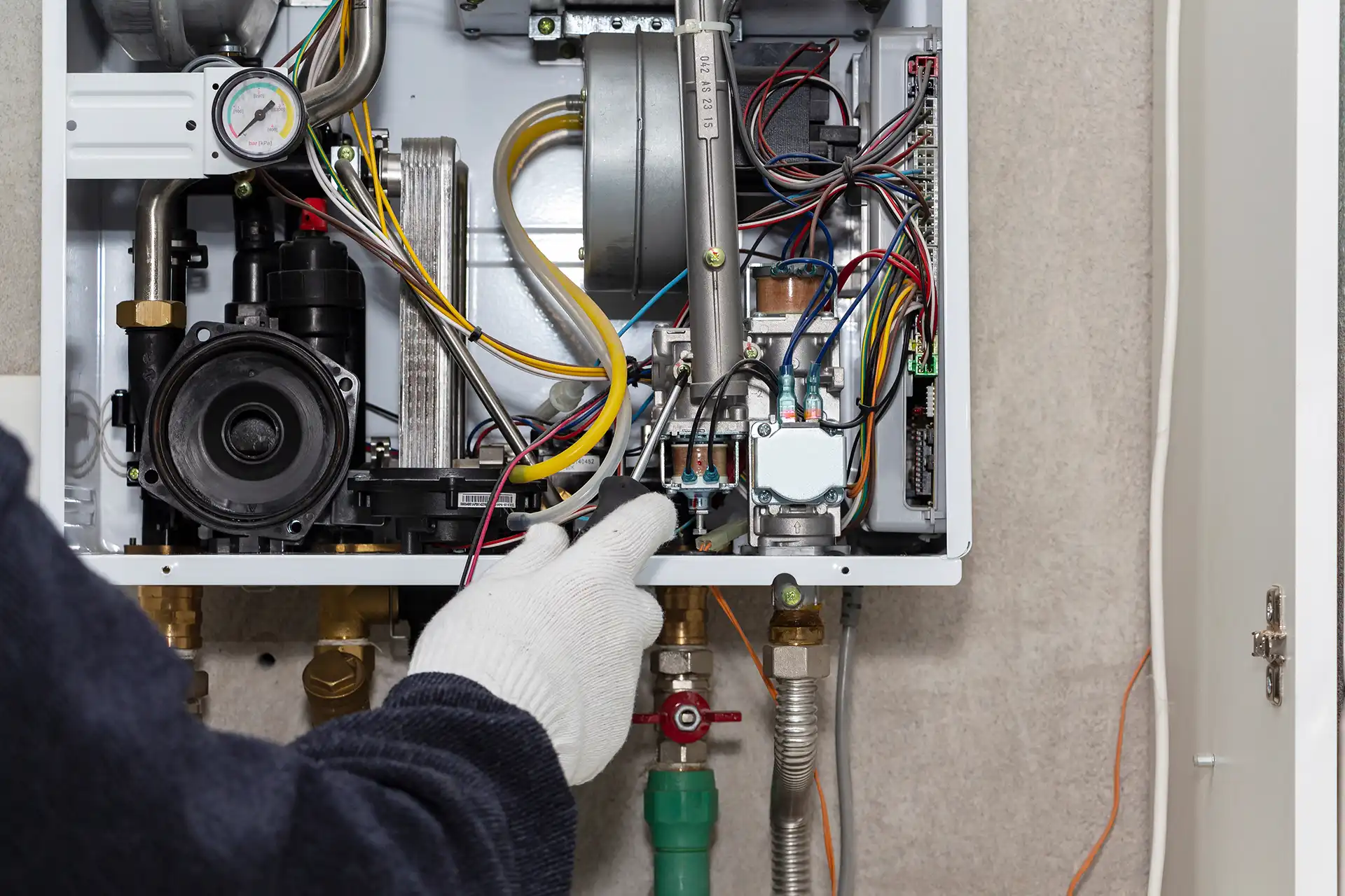 boiler repair from HVAC tech