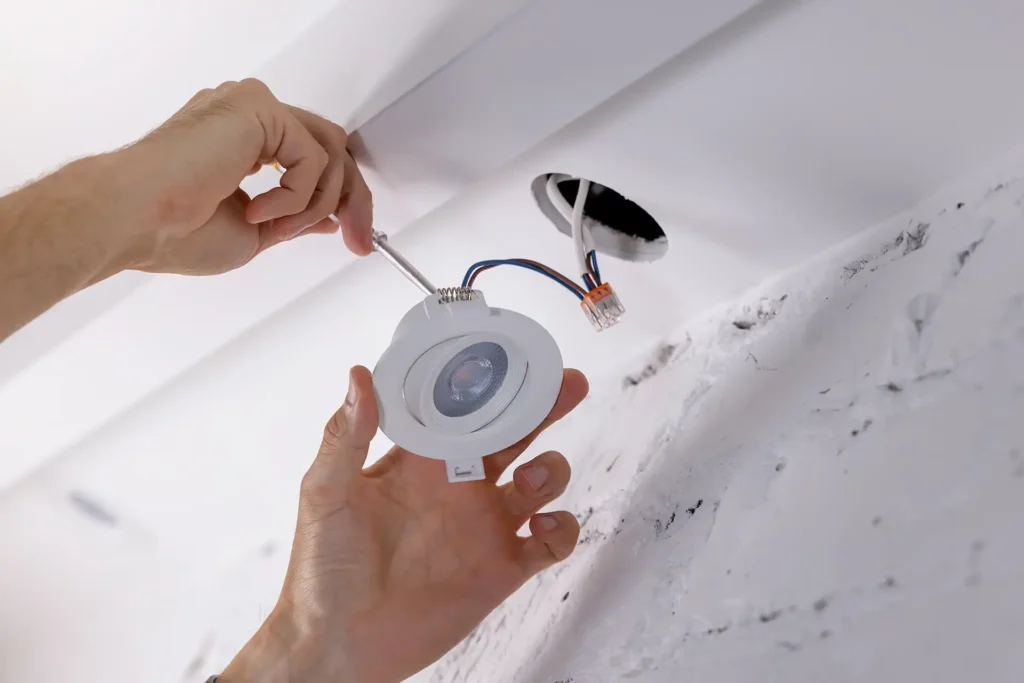 installing recessed lighting