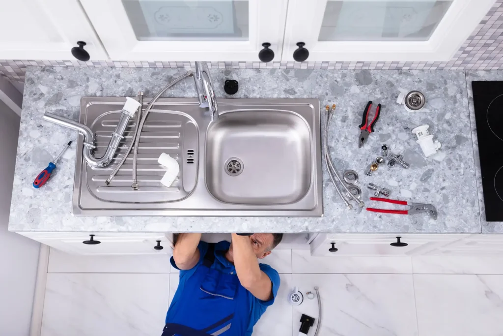 plumbing repair sink