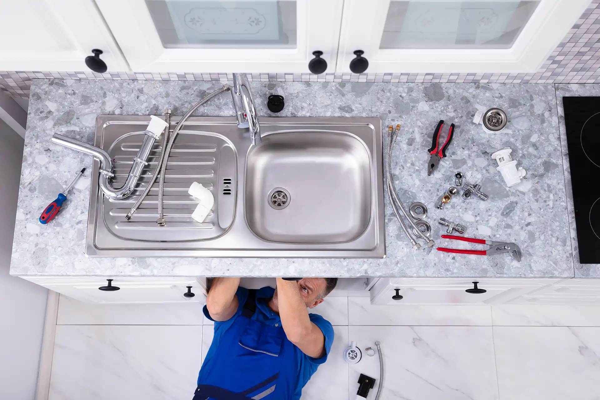 plumbing repair sink