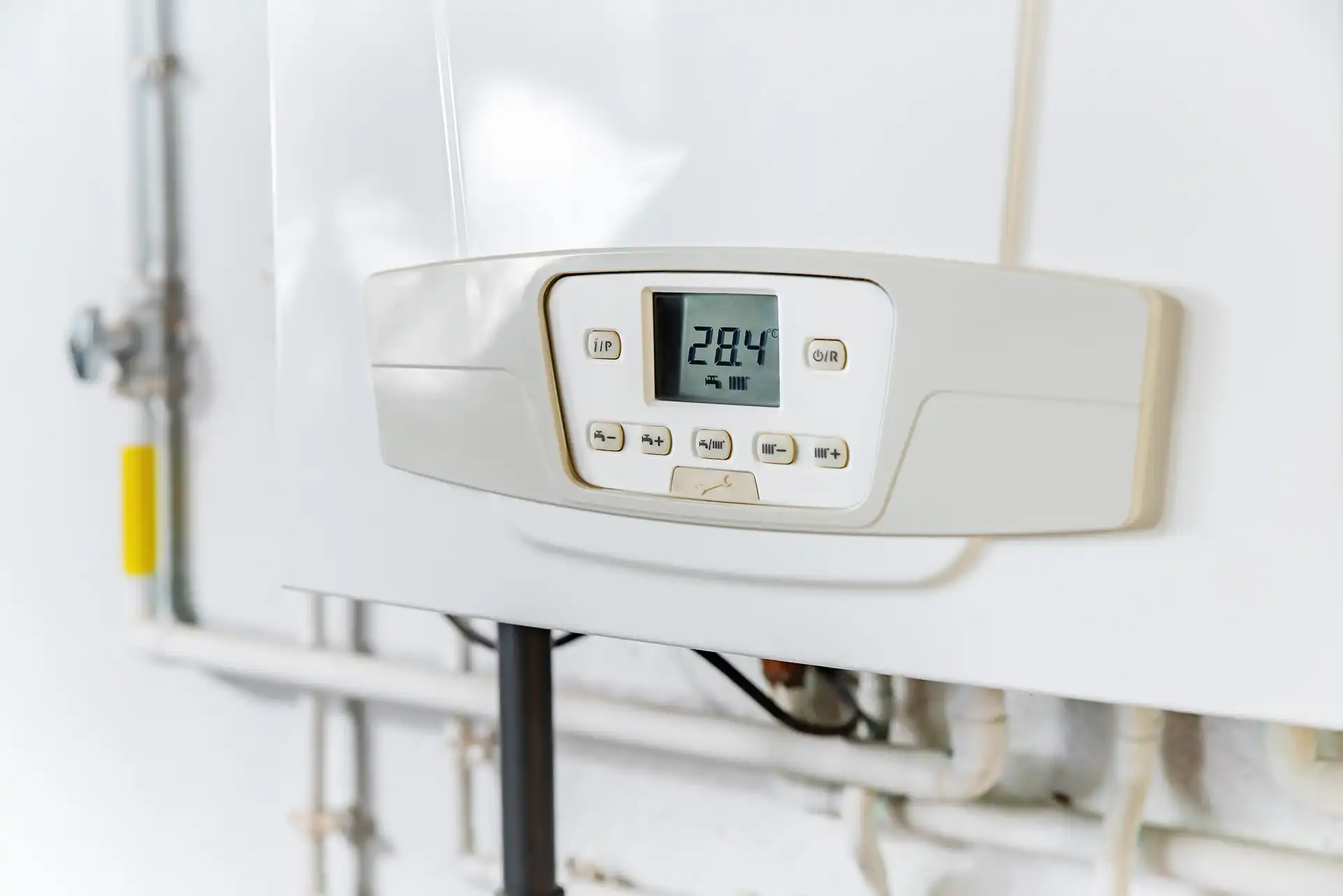 tankless water heater screen